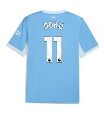 Manchester City Jeremy Doku #11 Hjemmebanetrøje 2026-27 Kortærmet